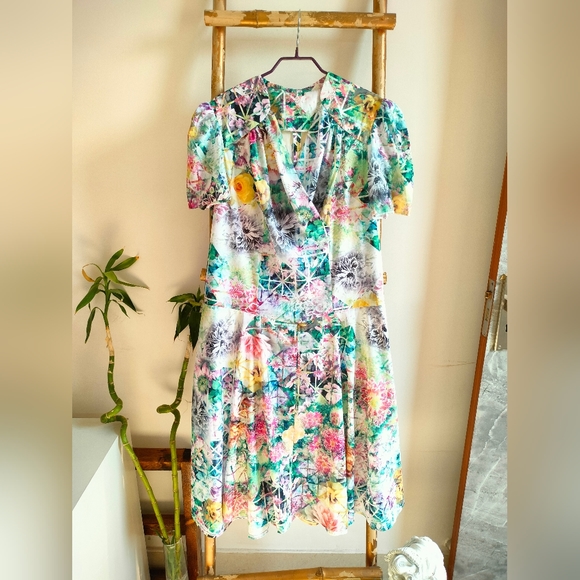 Retro Floral Skater Dress - Picture 15 of 16